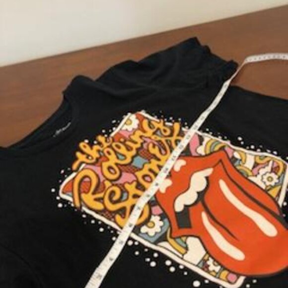 The Rolling Stones Unisex Black Graphic T-Shirt Size L Pre-Owned. - Picture 8 of 14